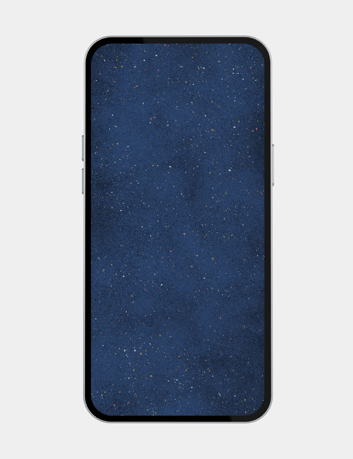 Big Blue ground from Bella the Sunshine Girl, featuring deep blue textured soil scattered with tiny pink, gold, white, and blue flecks.
