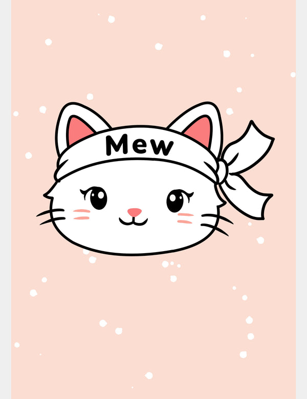 Mew Open Eyes Free A4 Poster | Mewmiwmiw